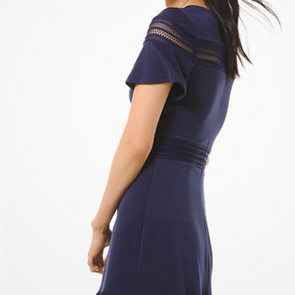 MICHAEL Michael Kors Navy Lace Mini Dress - Picture 2 of 6